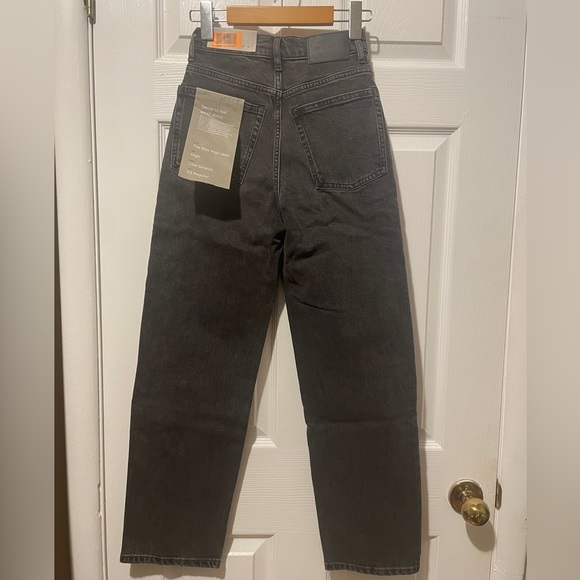 NWT Everlane Way-High Jean in Washed Black - Picture 2 of 5